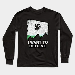 i want to believe fox Long Sleeve T-Shirt